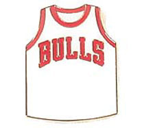 Chicago Bulls Jersey Pin