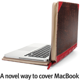 BookBook Hardback leather case for MacBook Pro (13'', Vibrant red)