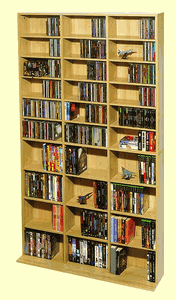 High Capacity CD/DVD Storage Shelf from Atlantic- 1080 CD
