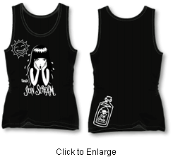 Emily the Strange Ladies Tank - Sunscream