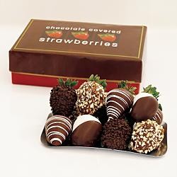 chocolate-covered strawberries
