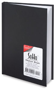 Cachet Hardbound Soho Basic Black Cover Sketchbook