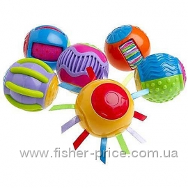 Развивающие сенсорные шарики (6 шт.)Fisher Price