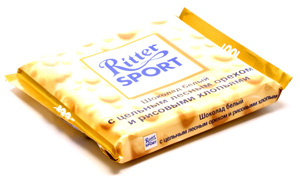 Молочный "Ritter sport" с орешками