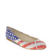 Giuseppe Zanotti Design "American flag" ballerina shoes