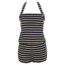 Stripe Bandeau Playsuit