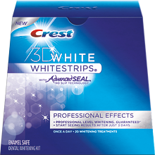 Crest 3D White Whitestrips Professional Effects