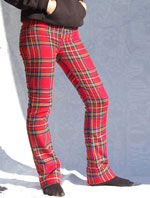 Tartan plain Hipstrers