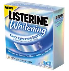 listerine whitening strips