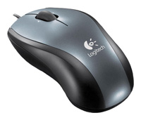 Logitech V100 Optical Mouse Grey-Black USB