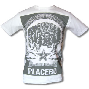 Placebo: Elephant Vintage Cut T-Shirt (White)