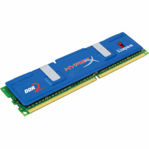 Память DIMM DDR2 2048MBx2 PC8500 1066MHz Kingston HyperX