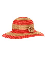 Stripe Straw Sunhat