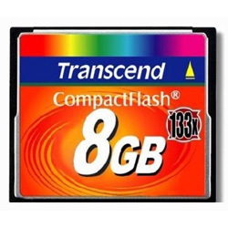 Карта памяти TRANSCEND CF 8GB 133X