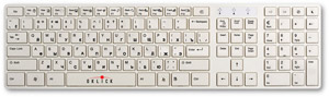 Клавиатура Oklick 555 S Multimedia Keyboard (Белая)