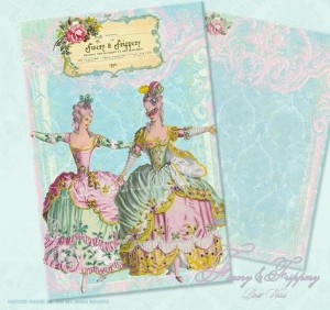 Finery and Frippery 18th Century Francaise de Costume Card set