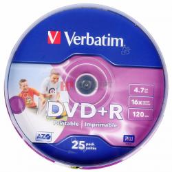 verbatim dvd-r диск для печати