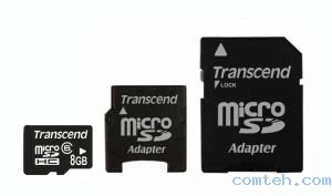 карта памяти MicroSDHC 8Gb в мобилу