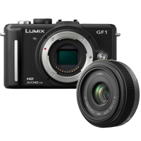 Panasonic Lumix DMC-GF1, Black   Lumix 20/F1.7 Pancake