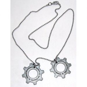 Подвеска Gears of War Replica COG Tags Necklace