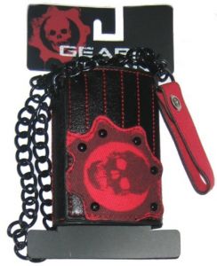 Кошелёк Gears of War Red Canvas Patch Black Wallet