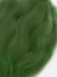 Тёмно-зелёную шерсть для валяния