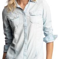 washed chambray shirt