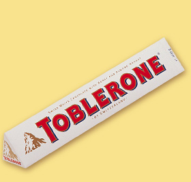 белый "TOBLERONE"