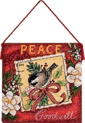 Набор для вышивки Peace Ornament (Dimensions)