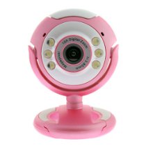 pink webcam