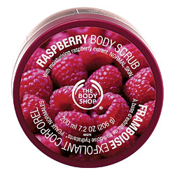 The Body Shop Raspberry body scrub