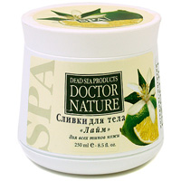 Питательные сливки для тела "Doctor Nature" с ароматом лайма,