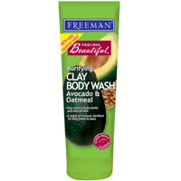 Очищающий гель для душа Freeman "Авокадо и овсяная мука