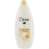 Крем-гель Dove "Сияние шелка"