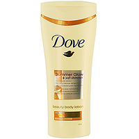 Лосьон для тела Dove "Summer Glow" с легким оттенком загара, для смуглой и загорелой кожи