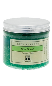 Скраб для тела на основе соли "Сладкий лайм"