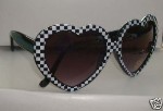 Fun and Funky Heart Shaped Sunglasses Party Glasses