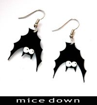 Сережки "Bat Down"