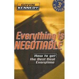 Everything is negotiatable by Gavin Kennedy