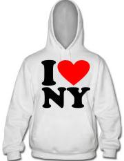 толстовка "I love NY"