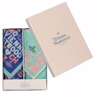 Vivienne Westwood Handkerchief Set Blue/Emerald