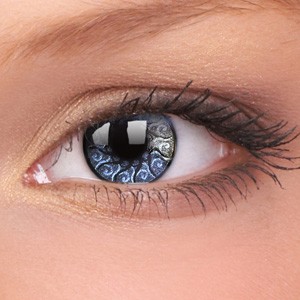 Silver Jewel Contact Lenses