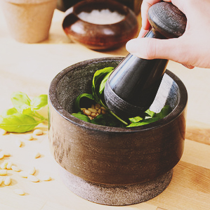 Mortar and pestle