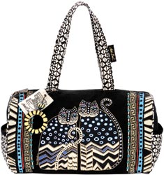 Сумка Laurel Burch Medium Satchel, Spotted Cats
