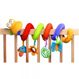 Кобра Вьюшка TOLO TOYS Ltd. Мягкая игрушка для малышей. Развивающая игрушка на кроватку, коляску, манеж