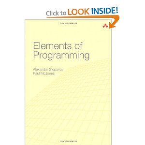 Alexander Stepanov, Paul McJones, Elements of Programming