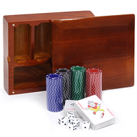 Набор для игры в покер "Linge" в деревянном ящике