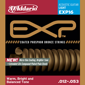 D`ADDARIO EXP-16 Струны для акустической гитары