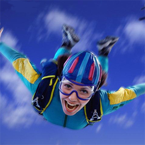 полёт в аэротрубе