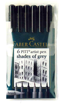 Faber Castell 6PITT artist pen